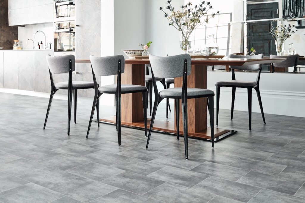 grey tile vinyl